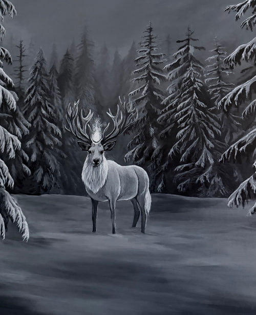 "Crown of Frost and Light" Original Painting