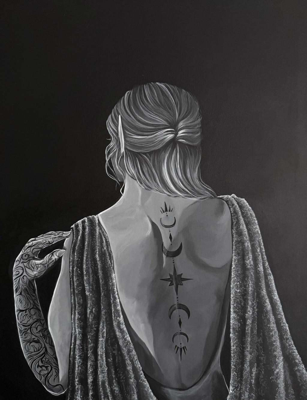 "Lady of Starlight" Original Painting