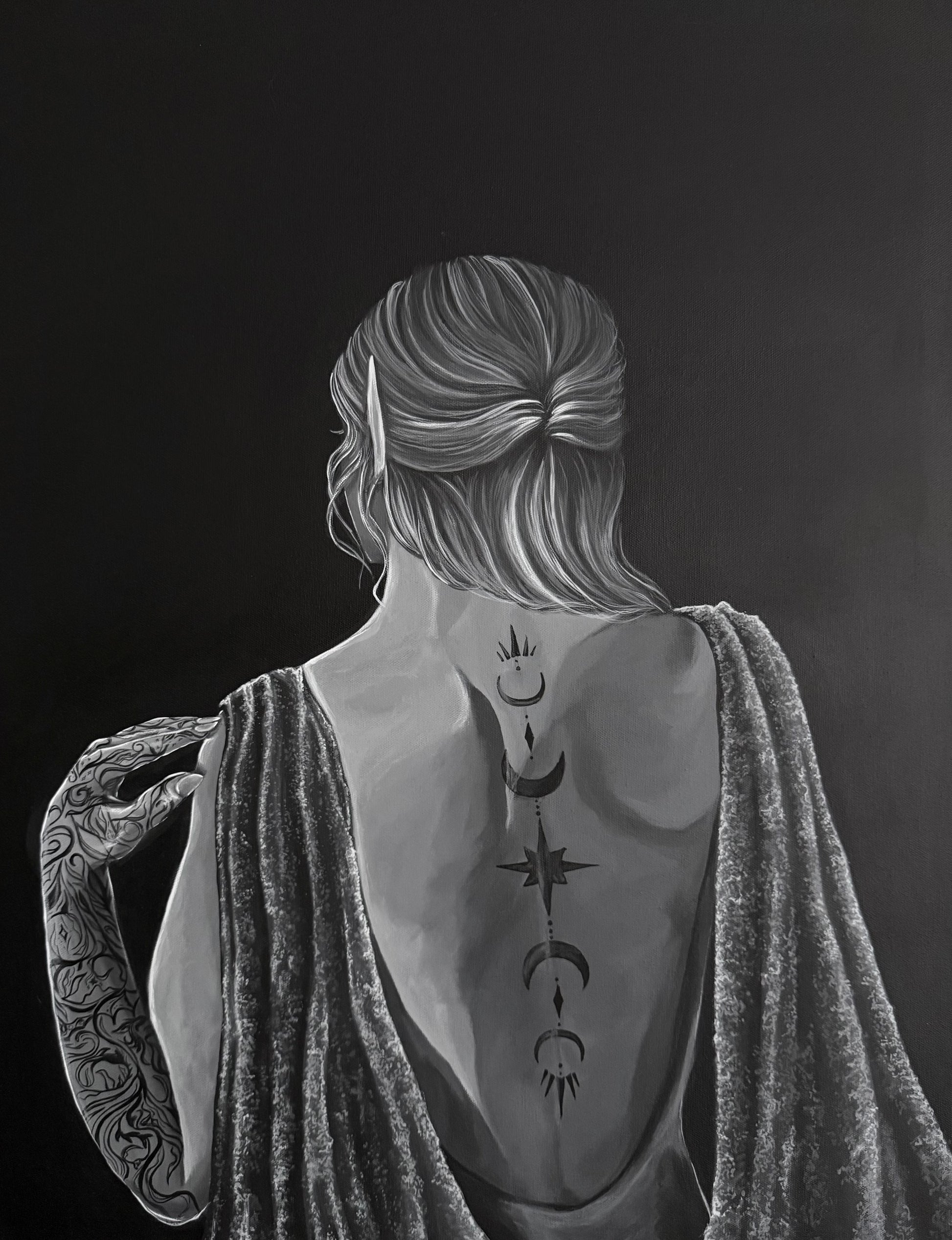 "Lady of Starlight" Original Painting